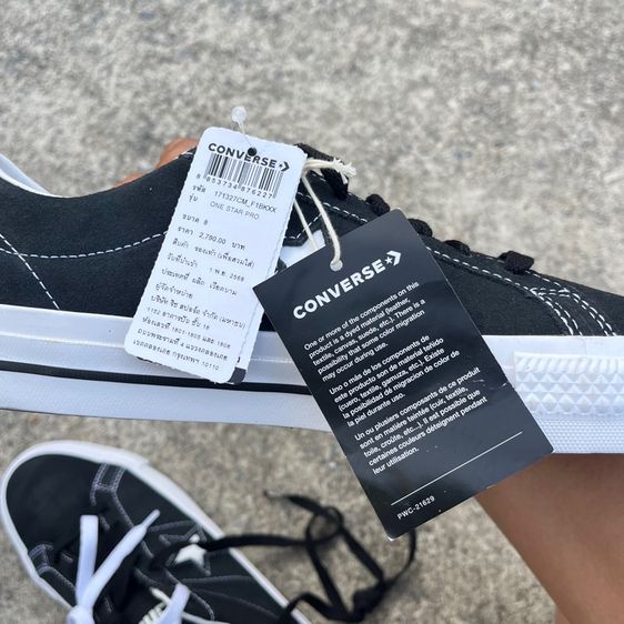 converse one star pro black suede  รูปที่ 8