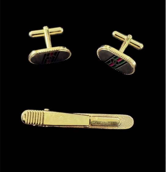 เซ็ท คัฟลิงค์ และ คลิปหนีบเน็คไทน์ กุชชี่ รูปที่ 3