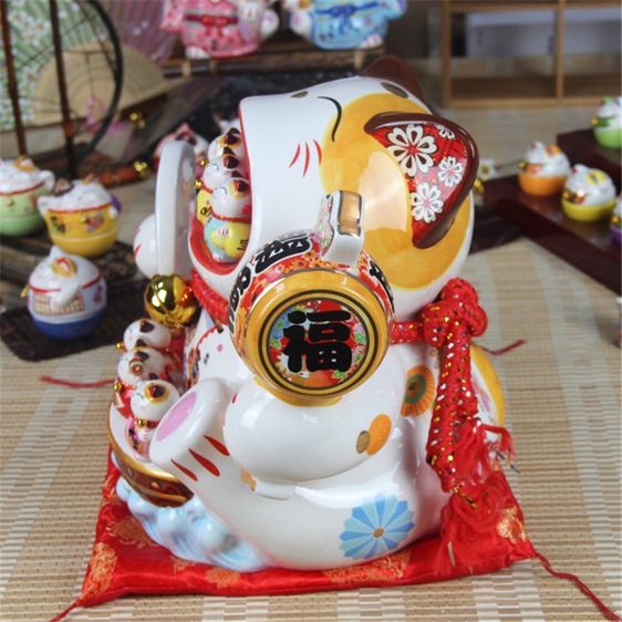 🐱💰 13นิ้ว ตั้งแล้วเฮง แมวกวักเรียกทรัพย์ เรือสมบัตินำเงินทอง โอกาส และความสำเร็จมาเป็นขบวน รูปที่ 3