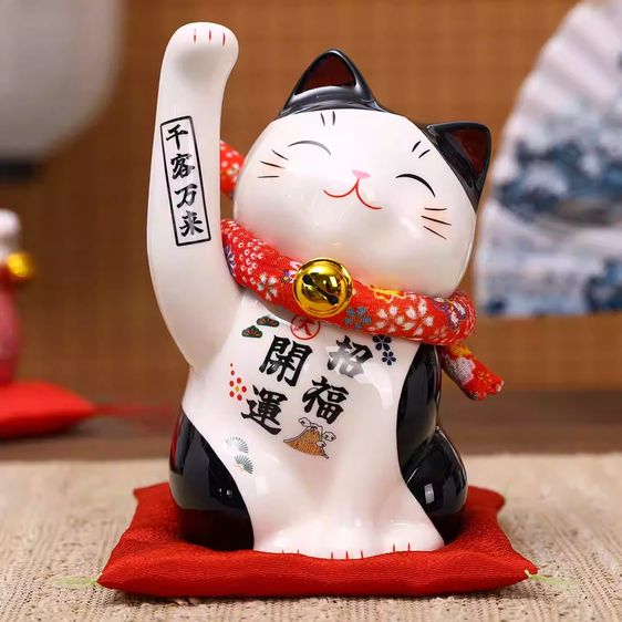 🐱✨ แมวกวักคู่มงคล เรียกทรัพย์ เรียกลูกค้า เติมพลังเฮงให้บ้านและธุรกิจทุกวัน รูปที่ 3