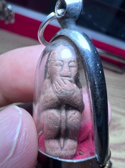 กุมารดูดรกหลวงพ่อแช่ม เนื้อดิน วัดตาก้อง จ.นครปฐม 