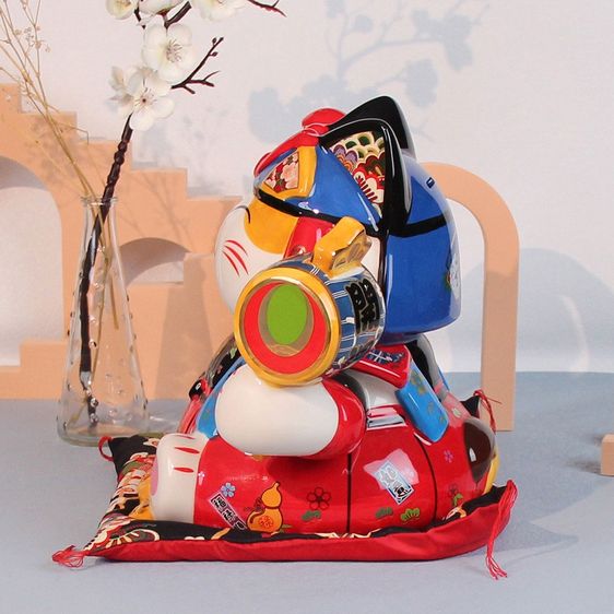 🐱⚔️ 12นิ้ว แมวกวักนักรบเรียกทรัพย์ ดารุมะเสริมชัยชนะ ดึงดูดเงินทอง ความสำเร็จ และโอกาสดีเข้าชีวิต รูปที่ 3