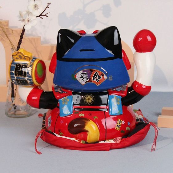 🐱⚔️ 12นิ้ว แมวกวักนักรบเรียกทรัพย์ ดารุมะเสริมชัยชนะ ดึงดูดเงินทอง ความสำเร็จ และโอกาสดีเข้าชีวิต รูปที่ 4