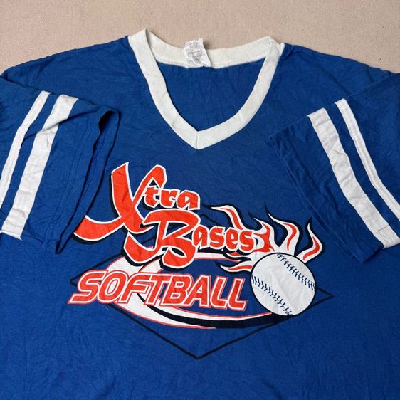 เสื้อยืดผ้าบาง XTra Bases Softball Size L 
