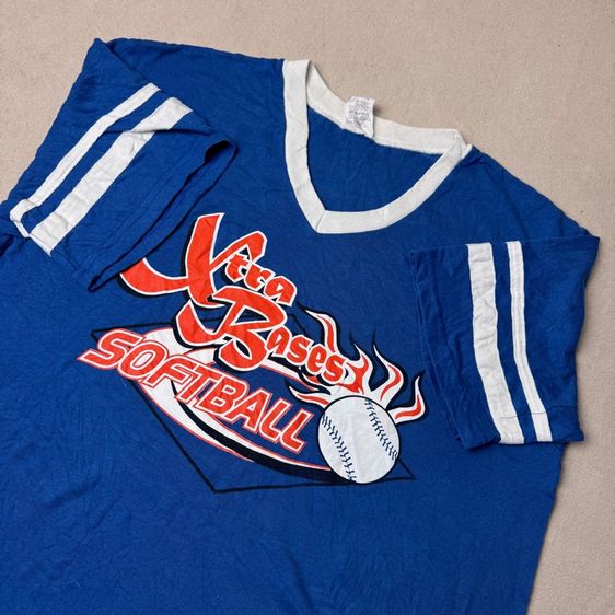 เสื้อยืดผ้าบาง XTra Bases Softball Size L  รูปที่ 4