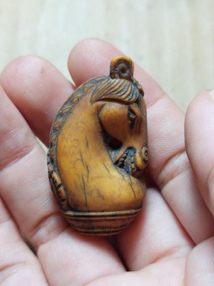 เครื่องรางม้าหมากรุกหลวงพ่อเงินวัดบางคลานชิ้นใหญ่ รูปที่ 3