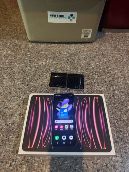 ขายSamsungFlip4สีใหม่Purple256กิ๊กสูนTrueไร้รอยตกใช้งานดีถูกๆ