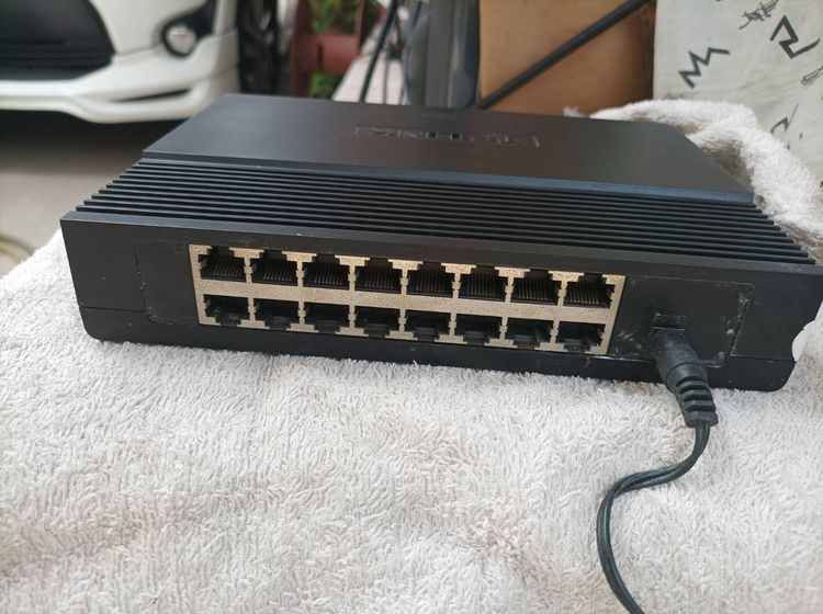 ขาย HUB tp-link 16 port มือ2 ใช้ได้ทุกพอรท มีหม้อแปลงให้ขาย ราคา159 บาท  รูปที่ 7