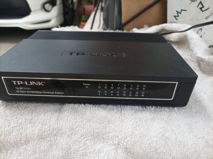 ขาย HUB tp-link 16 port มือ2 ใช้ได้ทุกพอรท มีหม้อแปลงให้ขาย ราคา159 บาท  รูปที่ 8