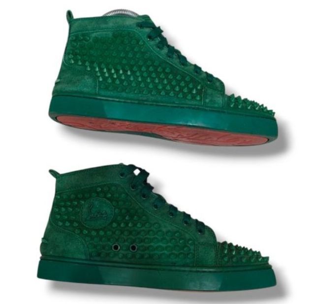 Christian Louboutin Spiked High-Top Sneaker size  40 ยาว 25.5 cm. รูปที่ 5