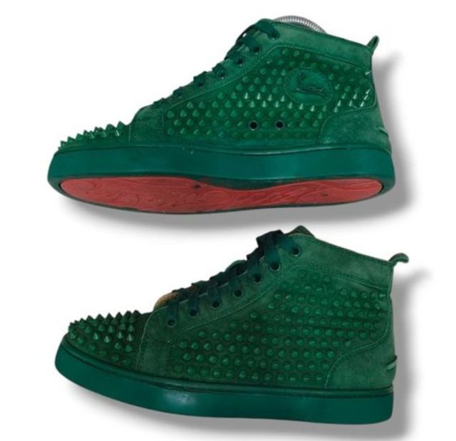 Christian Louboutin Spiked High-Top Sneaker size  40 ยาว 25.5 cm. รูปที่ 4