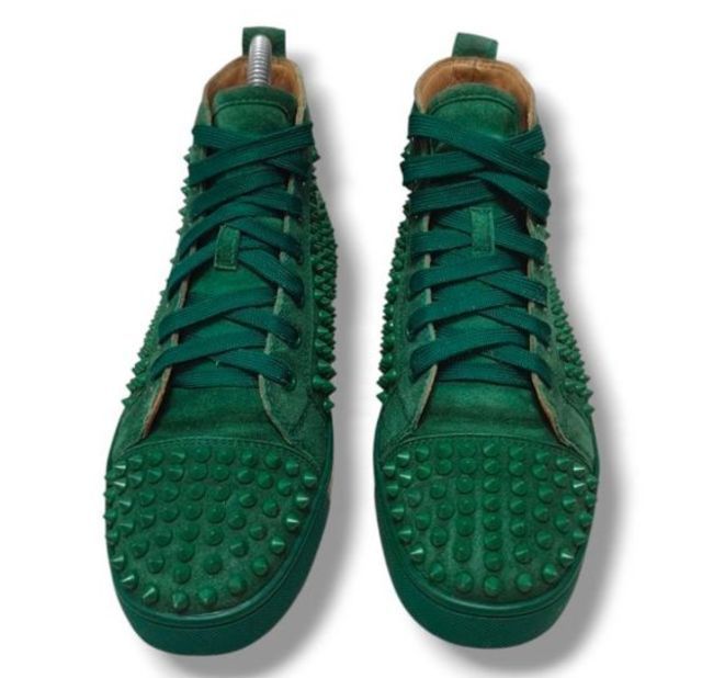 Christian Louboutin Spiked High-Top Sneaker size  40 ยาว 25.5 cm. รูปที่ 3