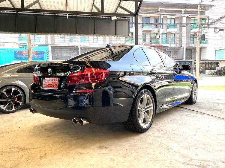 BMW Series 5 2015 525d Sedan ดีเซล ไม่ติดแก๊ส เกียร์อัตโนมัติ ดำ รูปที่ 3