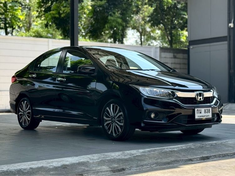 Honda City 2018 1.5 Sv i-VTEC Sedan เบนซิน ไม่ติดแก๊ส เกียร์อัตโนมัติ ดำ รูปที่ 2