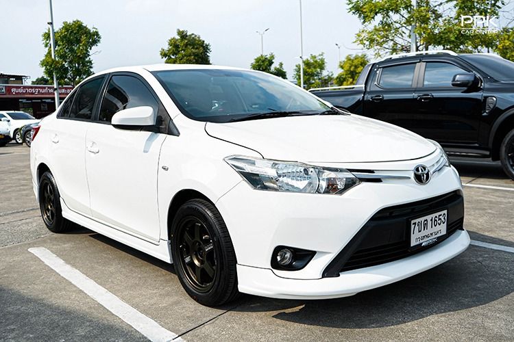 Toyota Vios 2014 1.5 J Sedan เบนซิน ไม่ติดแก๊ส เกียร์อัตโนมัติ ขาว รูปที่ 3