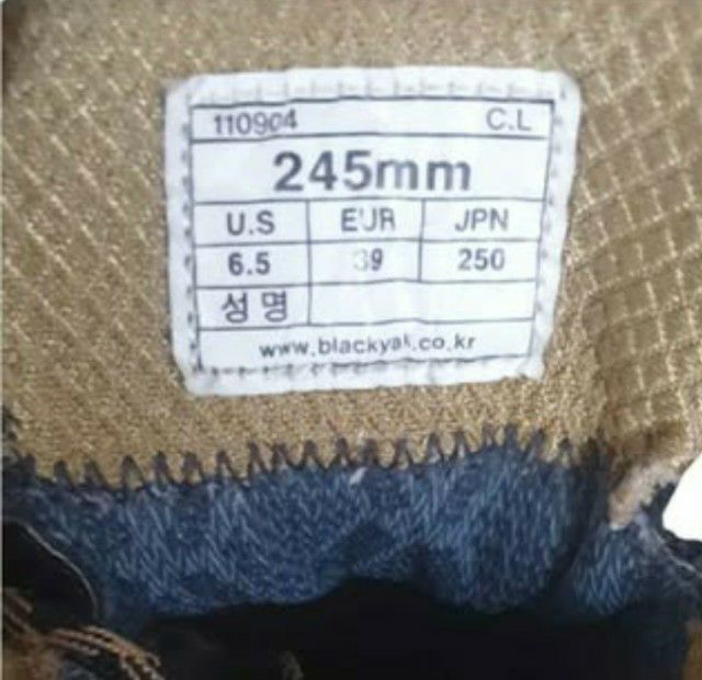 Blackyak เดินป่า US6.5  EU39 24cm รูปที่ 7