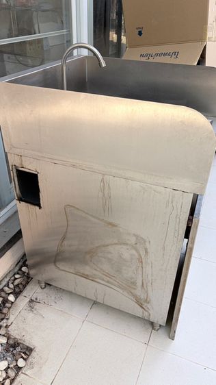 ซิงค์ล้างจาน ร้านอาหาร ร้านกาแฟ มีบ่อดัก รูปที่ 3