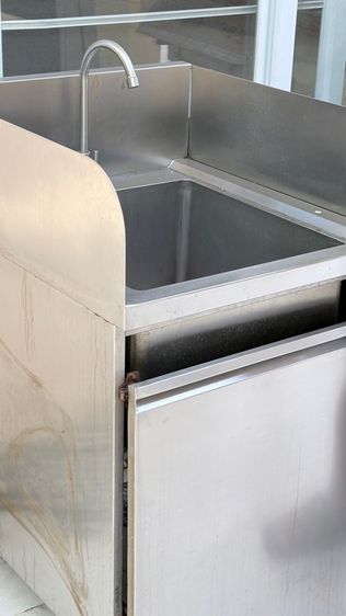 ซิงค์ล้างจาน ร้านอาหาร ร้านกาแฟ มีบ่อดัก รูปที่ 2