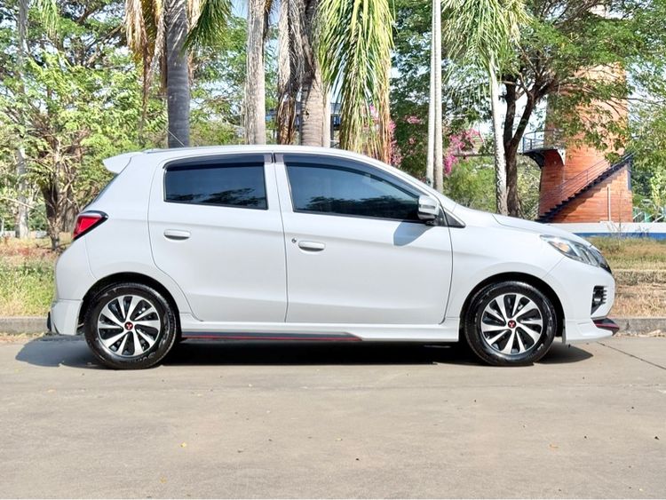 รถ Mitsubishi Mirage 1.2 GLX สี ขาว