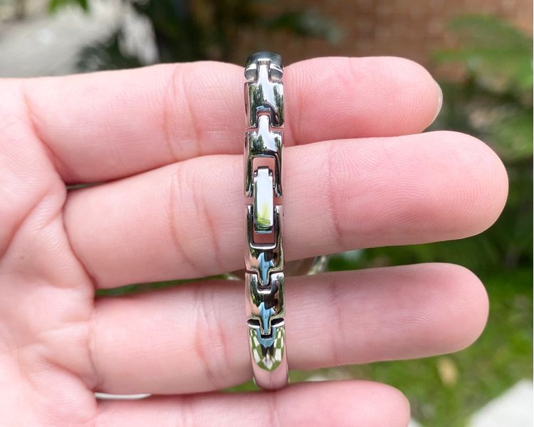 นาฬิกาAlfredo Versace Blue Dial Bangle style  รูปที่ 3