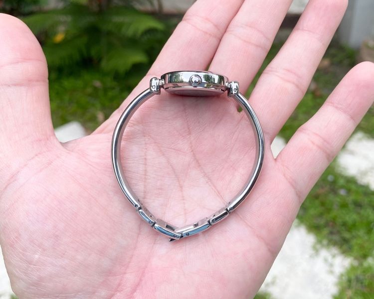 นาฬิกาAlfredo Versace Blue Dial Bangle style  รูปที่ 4