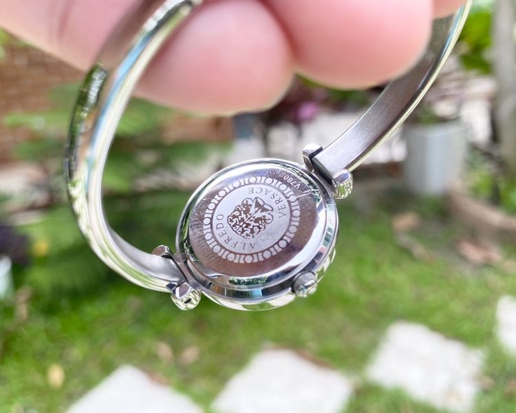 นาฬิกาAlfredo Versace Blue Dial Bangle style  รูปที่ 2