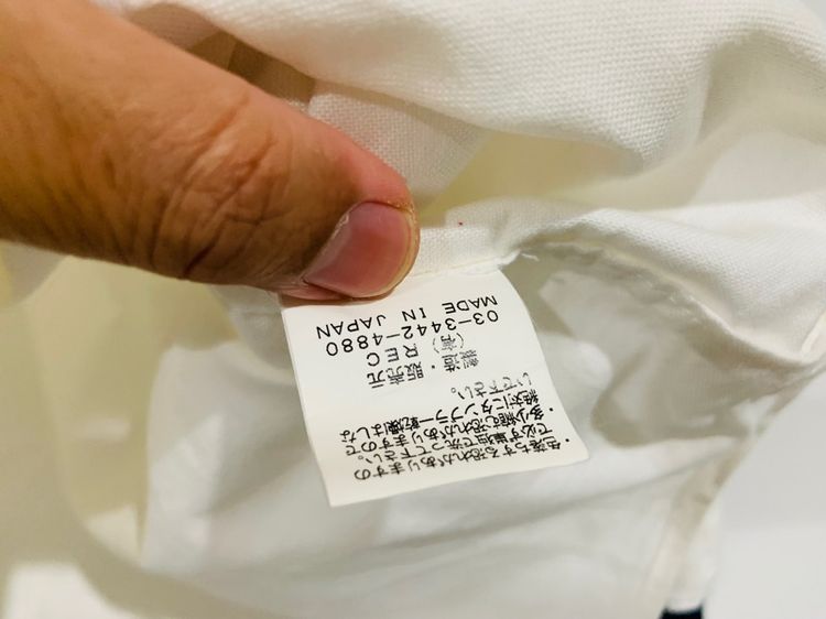 เสื้อเชิ้ต made in JAPAN 🇯🇵 แท้ 💯 size วัดจริงขนาด อก 20.5 ยาว 28 นิ้ว สภาพใหม่มาก ทรงสวย ดีเทลสวย หายากน่าสะสมครับ รูปที่ 7