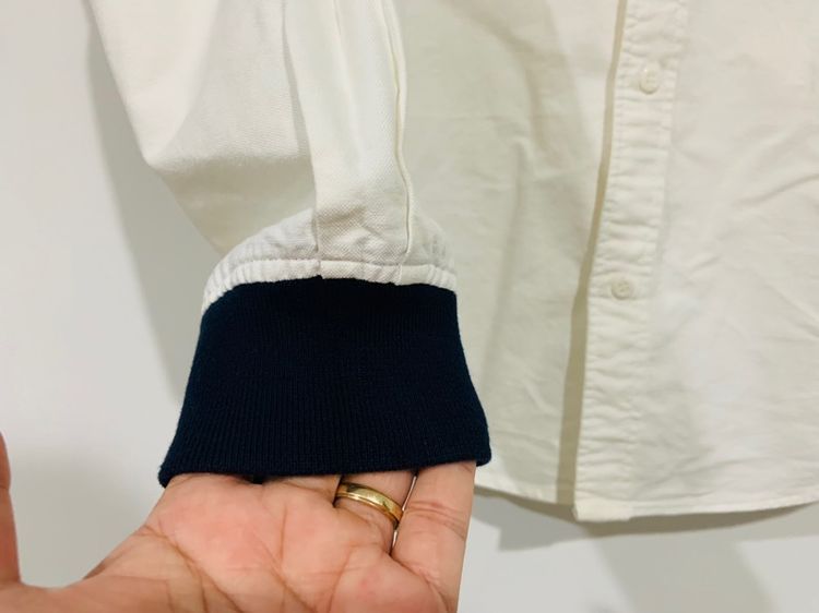เสื้อเชิ้ต made in JAPAN 🇯🇵 แท้ 💯 size วัดจริงขนาด อก 20.5 ยาว 28 นิ้ว สภาพใหม่มาก ทรงสวย ดีเทลสวย หายากน่าสะสมครับ รูปที่ 3