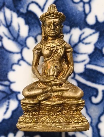 พระรูปหล่อกริ่งเนื้อจอมสุรินทร์โลหะค่ะ รูปที่ 3