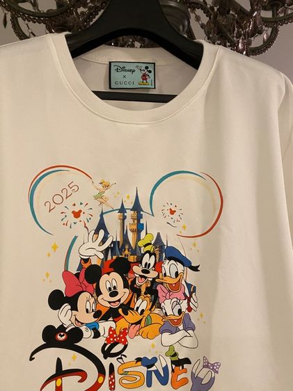 กุชชี่  (ติดจองค่ะ)งาน เอ็กซ์ กับวอลดิสนีย์เสื้อยืดแขนสั้น สภาพใหม่เอี่ยม เนื้อผ้าดีมาก รูปที่ 2