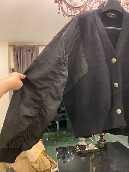 ชาแนล (ติดจองค่ะ)เสื้อคลุมแจ๊กเกต แขนโคมไฟ สภาพใหม่เอี่ยม รูปที่ 5