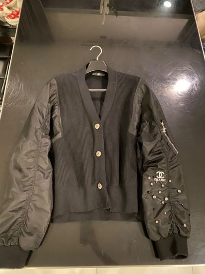 ชาแนล (ติดจองค่ะ)เสื้อคลุมแจ๊กเกต แขนโคมไฟ สภาพใหม่เอี่ยม รูปที่ 9