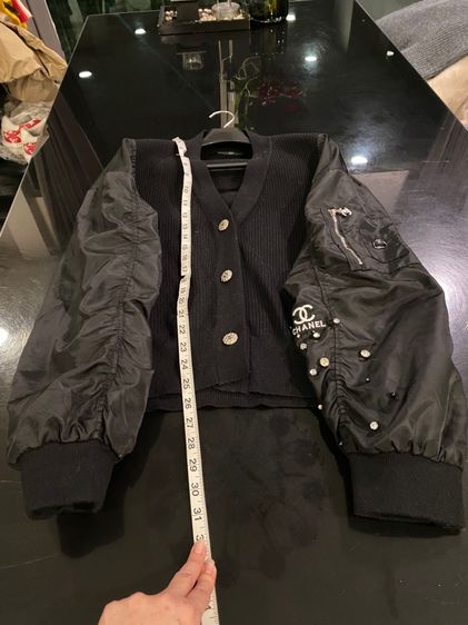 ชาแนล (ติดจองค่ะ)เสื้อคลุมแจ๊กเกต แขนโคมไฟ สภาพใหม่เอี่ยม รูปที่ 13