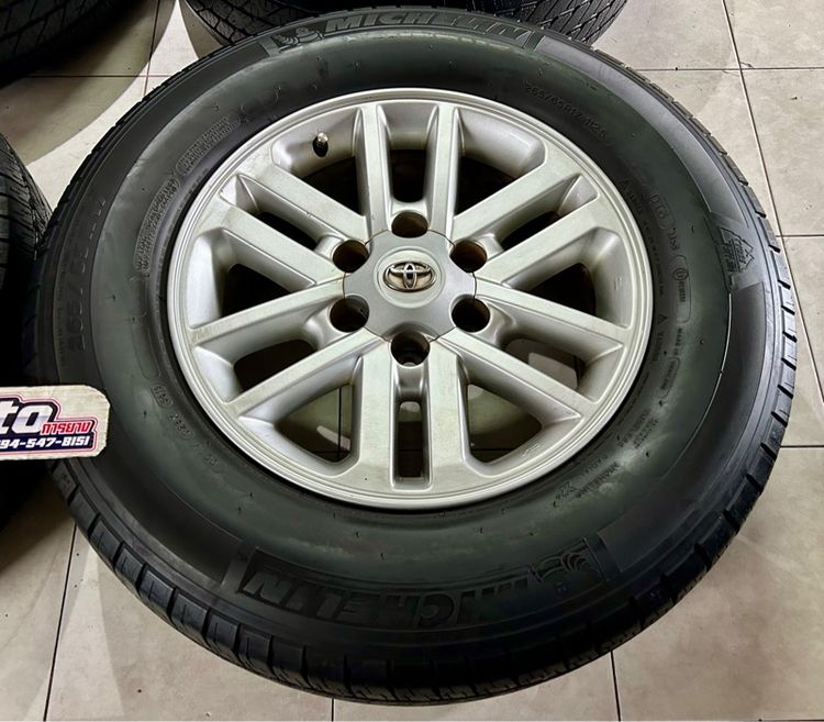 ล้อแม็กTOYOTA FORTUNER ขอบ17 พร้อมยางมิชลีน265 65 17  รูปที่ 6