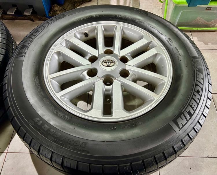 ล้อแม็กTOYOTA FORTUNER ขอบ17 พร้อมยางมิชลีน265 65 17  รูปที่ 3