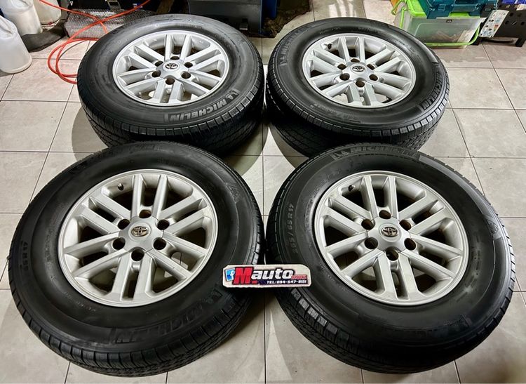 ล้อแม็กTOYOTA FORTUNER ขอบ17 พร้อมยางมิชลีน265 65 17 