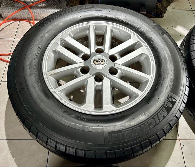 ล้อแม็กTOYOTA FORTUNER ขอบ17 พร้อมยางมิชลีน265 65 17  รูปที่ 4