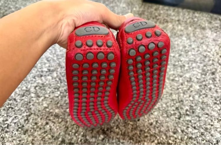 Dior Homme Calfskin Tassel Front Driver Loafers เบอร์42 รูปที่ 7