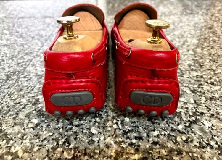 Dior Homme Calfskin Tassel Front Driver Loafers เบอร์42 รูปที่ 4