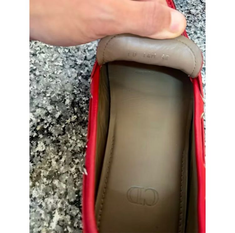 Dior Homme Calfskin Tassel Front Driver Loafers เบอร์42 รูปที่ 9