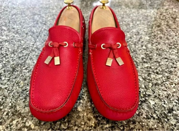 Dior Homme Calfskin Tassel Front Driver Loafers เบอร์42 รูปที่ 2