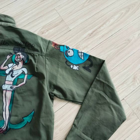 VTG. Shirt OG 507 US ARMY เสื้อแจ็คเก็ตทหาร (Military Jacket)  รูปที่ 4