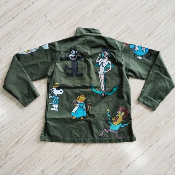 VTG. Shirt OG 507 US ARMY เสื้อแจ็คเก็ตทหาร (Military Jacket)  รูปที่ 2