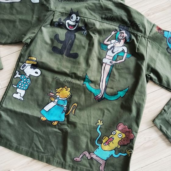 VTG. Shirt OG 507 US ARMY เสื้อแจ็คเก็ตทหาร (Military Jacket)  รูปที่ 5