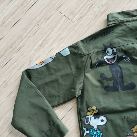 VTG. Shirt OG 507 US ARMY เสื้อแจ็คเก็ตทหาร (Military Jacket)  รูปที่ 3