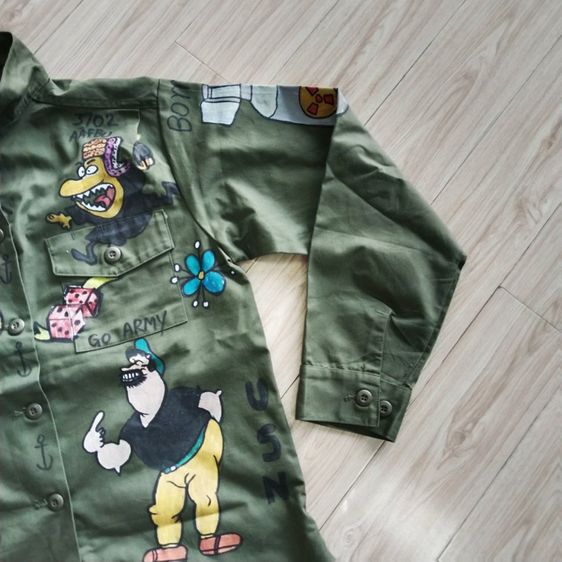 VTG. Shirt OG 507 US ARMY เสื้อแจ็คเก็ตทหาร (Military Jacket)  รูปที่ 11