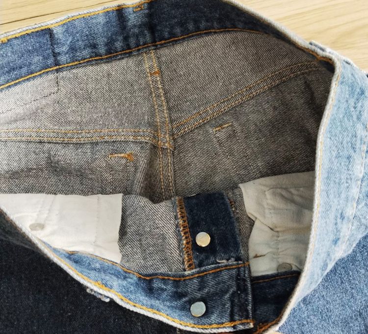 vintage 90s. Levi's 501XX jeans made in the USA 520 501 0000 รูปที่ 9