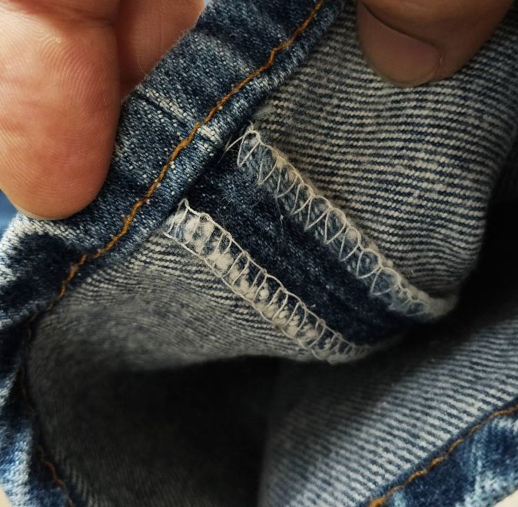 vintage 90s. Levi's 501XX jeans made in the USA 520 501 0000 รูปที่ 6