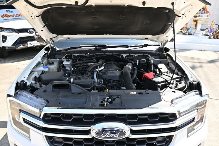 Ford Everest 2025 2.0 Titanium Plus 4WD Utility-car ดีเซล ไม่ติดแก๊ส เกียร์อัตโนมัติ ขาว รูปที่ 4