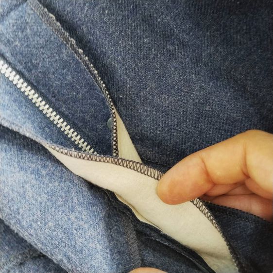 R225.Vintage Levis Sportswear Gray Color  Wool Suit แจ็คเก็ตผ้าขนสัตว์วินเทจ สีน้ำเงินเข้ม เสื้อโค้ทสั้นแบบ  รูปที่ 4